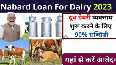 Nabard Loan For Dairy