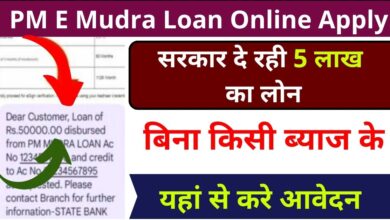 PM E Mudra Loan Online Apply