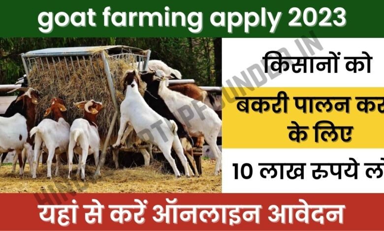 Goat Farming Loan 2023