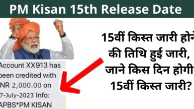 PM Kisan 15th Release Date